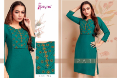 Psyna Pari Vol 07 Reyon Kurtis Design 701 to 710 7