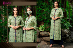 Psyna Parishi Premium Vol 01 Reyon Printed Kurti With Plazzo 1001 to 1010 Series (11)