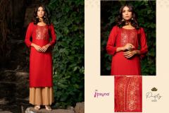 Psyna Pastry Reyon Sequence Embroidery Fancy Kurti Design 1001 to 1008 Series (5)