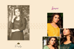 Psyna Pastry Reyon Sequence Embroidery Fancy Kurti Design 1001 to 1008 Series (8)