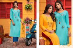 Psyna Pixel Vol 01 Reyon Slub Kurti Design 1001 to 1008 5