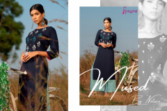 Psyna Plazzo House Vol 11 Rayon Slub Dyed Kurtis With Plazzo Design 11001 to 11010 6