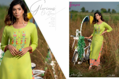 Psyna Plazzo House Vol 11 Rayon Slub Dyed Kurtis With Plazzo Design 11001 to 11010 9