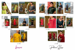 Psyna Plazzo House Vol 11 Rayon Slub Dyed Kurtis With Plazzo Design 11001 to 11010