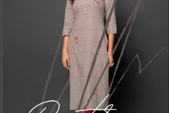 Psyna Poetry Cotton With Embroidery Kurti With Pant Design 2001 to 2008 1