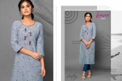 Psyna Poetry Cotton With Embroidery Kurti With Pant Design 2001 to 2008 6