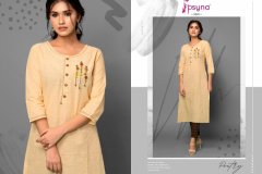 Psyna Poetry Cotton With Embroidery Kurti With Pant Design 2001 to 2008 7