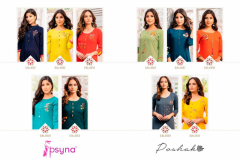 Psyna Poshak Kurti Design 6001 to 6010