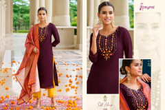 Psyna Silk House Kurti With Bottom & Dupatta Collection Design 1001 to 1006 Series (4)