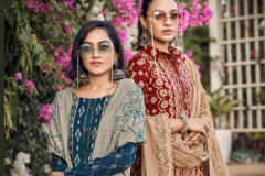 Radhika Fashion Azara Black Berry 3 Cotton Print Salwar Suits Collection Design 57001 to 57006 Series (1)