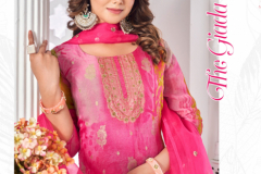 Radhika Lifestyle Gulnaz Vol 1 Pure Organza Silk Kurti With Bottom & Dupatta Collection Design 3001 To 3005 Series (2)