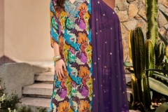Radhika Lifestyle Womaniya 1 Pure Chinon Kurti With Bottom & Dupatta Collection Design 1001 to 1006 Series (3)