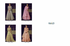 Rama Fashions Raazi Aroos 10041 to 10044 Series Banglori Heavy Silk Design 10041 to 10044 10