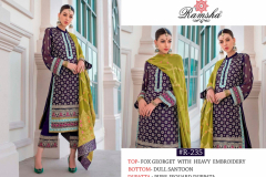 Ramsha Design R 231 Georgette With Heavy Embroidery Design 231 to 235 1