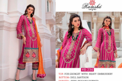 Ramsha Design R 231 Georgette With Heavy Embroidery Design 231 to 235 6