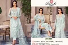 Ramsha Design R 238 Butterfly Net With Pakisthani Suits Design 238 to 241 1