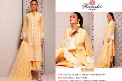 Ramsha Design R 269 Georgette Embroidery Pakisthani Suits Design 269 to 272 1