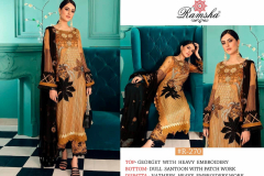 Ramsha Design R 269 Georgette Embroidery Pakisthani Suits Design 269 to 272 5