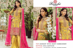 Ramsha Design R 273 Ramsha Vol 03 Faux Georgette Pakisthani Suits Design 273 to 274 3