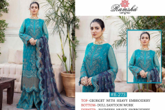 Ramsha Design R 273 Ramsha Vol 03 Faux Georgette Pakisthani Suits Design 273 to 274 4