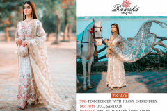 Ramsha Design R 273 Ramsha Vol 03 Faux Georgette Pakisthani Suits Design 273 to 274 5