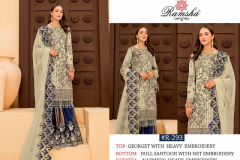 Ramsha Design R 291 Ramsha Vol 07 Georgette Net With Heavy Embroidery Pakisthani Suits 291 to 294 Series (7)