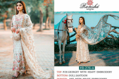 Ramsha R 276 NX Georgette Pakistani Salwar Suit Design 276-A to 276-D Series (2)