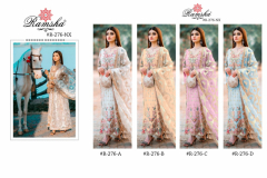 Ramsha R 276 NX Georgette Pakistani Salwar Suit Design 276-A to 276-D Series (6)