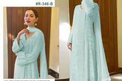 Ramsha R 346 Georgette Pakistani Salwar Suit Design 346B to 346E Series