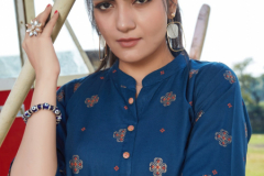 RangJyot Forever Vol 04 Reyon Gold Print Kurti Design 101 to 110 Series (1)