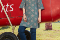 RangJyot Forever Vol 04 Reyon Gold Print Kurti Design 101 to 110 Series (15)