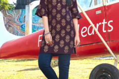 RangJyot Forever Vol 04 Reyon Gold Print Kurti Design 101 to 110 Series (3)