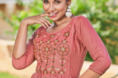 Rangjyot Gracia Vol 02 Cotton Embroidery Kurti Collection Design 1001 to 1008 Series (12)