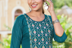 Rangjyot Gracia Vol 02 Cotton Embroidery Kurti Collection Design 1001 to 1008 Series (23)