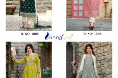 Rangjyot Rang Manch Rayon Kurti With Pant & Dupatta Design 1001 to 1008 Series (16)