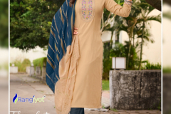 Rangjyot Veena Vol 1 Rayon Kurti With Pant & Dupatta Collection Design 1001 to 1008 Series (13)