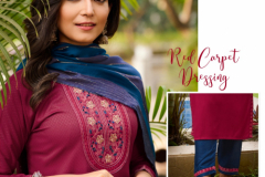 Rangjyot Veena Vol 1 Rayon Kurti With Pant & Dupatta Collection Design 1001 to 1008 Series (4)