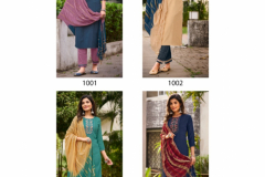 Rangjyot Veena Vol 1 Rayon Kurti With Pant & Dupatta Collection Design 1001 to 1008 Series (8)