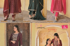 Rangoon Bandhej Naira Style Kurti With Bottom & Dupatta Collection Design 4421 to 4424 Series (22)