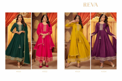 Rangoon Reva Rayon Anarkali Style Kurti With Bottom & Dupatta Collection Design 4321 to 4324 Series (10)