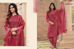 Rangoon Safron Fancy Silk Kurti With Bottom & Dupatta Design 3171 to 3176 Series (5)