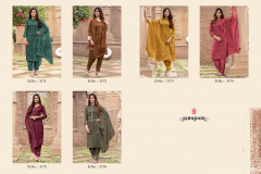 Rangoon Safron Fancy Silk Kurti With Bottom & Dupatta Design 3171 to 3176 Series (9)