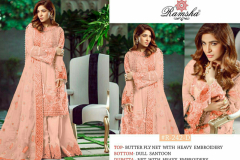 Ramsha R 242NX Butterfly Net Pakistani Salwar Suit Design 242-A to 242-D Series (5)