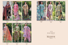 Riaz Arts Musafir Vol 6 Pure Karachi Lawn Cambric Digital Print Salwar Suit Collection 6001 To 6009 Series (16)