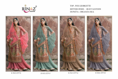Rinaz Fashion Designer Georgette Embroidered Pakistani Salwar Suits Design 1379 Series (5)