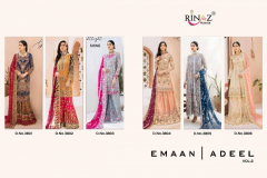 Rinaz Fashion Emaan Adeel Vol 02 Bridal Collection Design No. 3801 to 3806