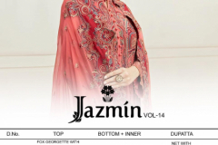 Rinaz Fashion Jazmin Vol 14 Paskisthani Suits Premium Collection Design 4501 to 4504