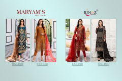 Rinaz Fashion Maryam's Georgette Embroidered Pakistani Suits Design 43001 to 43004 Series (5)