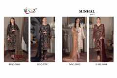 Rinaz Fashion Minhal Vol 7 Georgette Pakistani Salwar Suits Design 50001 to 50004 Series (5)