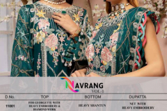 Rinaz Fashion Navrang Vol 1 Georgette Pakistani Salwar Suit Design 11001 to 11005 Series (4)